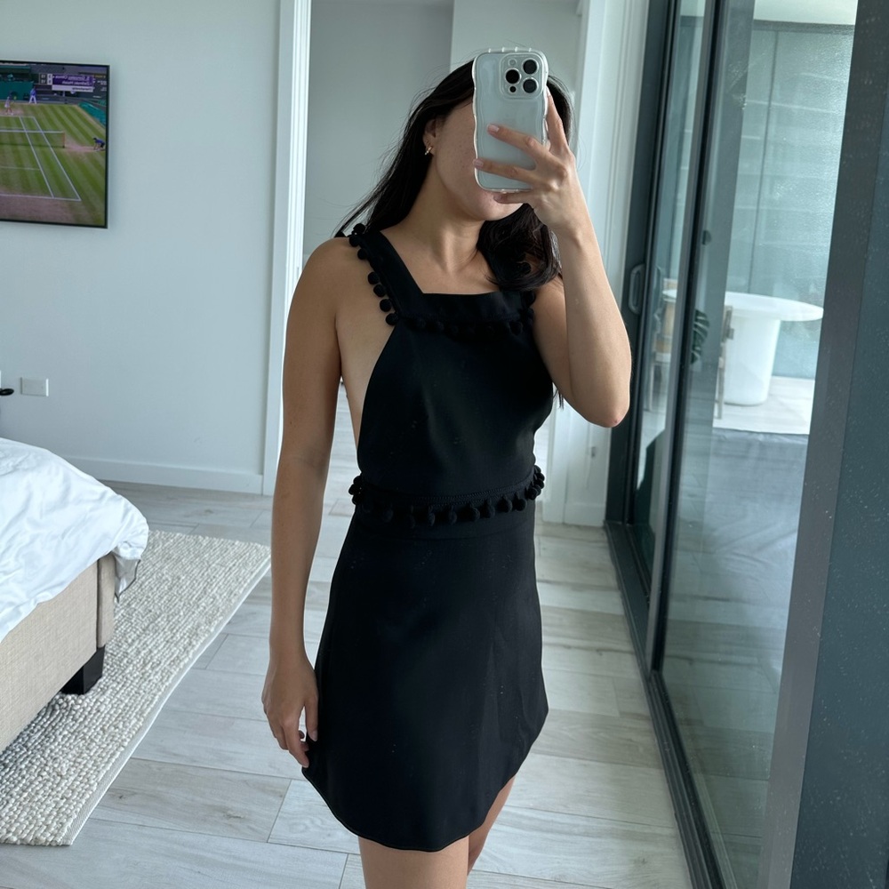 Zara Black Mini Dress in Size XS